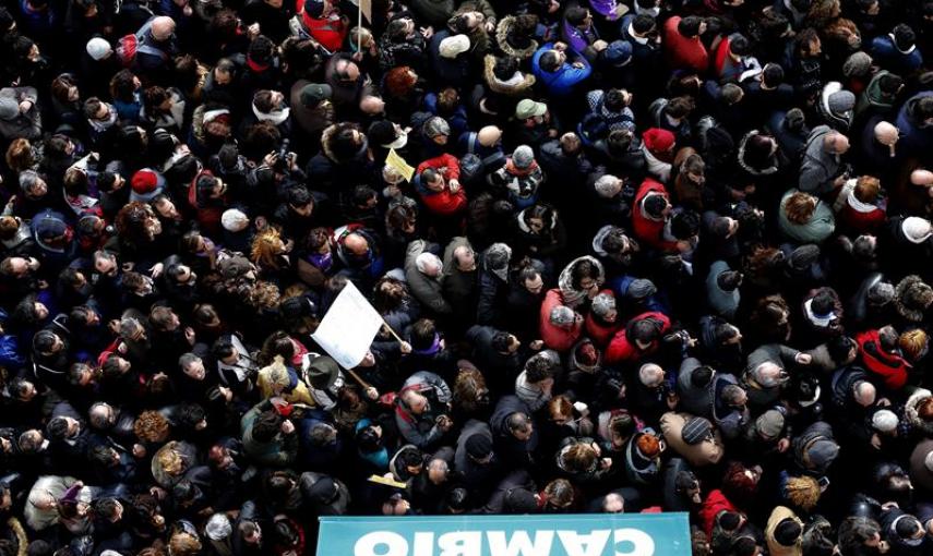 Sol - Marcha del Cambio. EFE