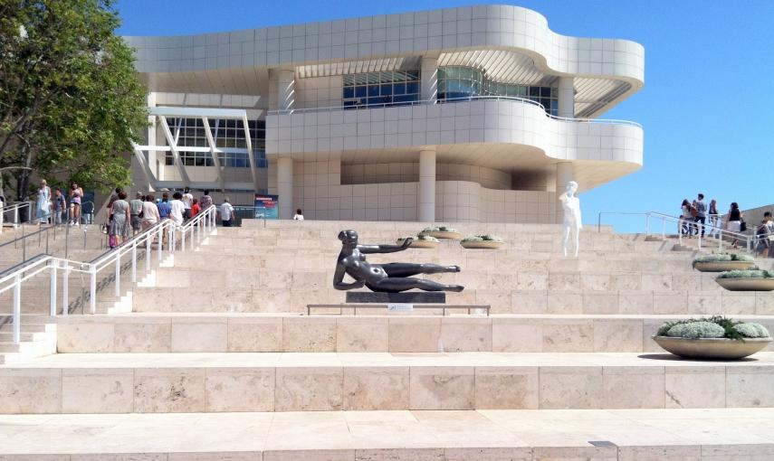 En el Getty Center de Los Ángeles, California.