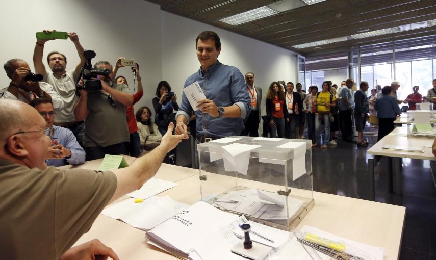 El líder de Ciudadanos, Albert Rivera. - REUTERS