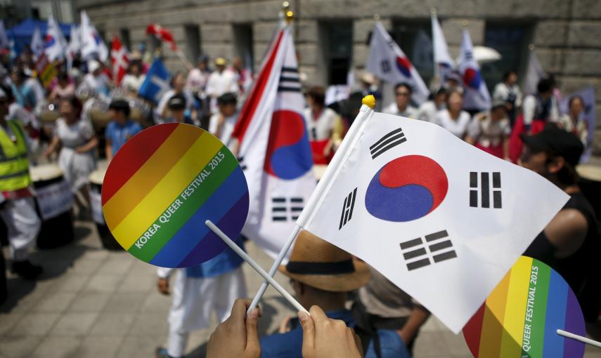 En Corea del Sur, la marcha del Orgullo Gay en Seúl reúne a más de 20.000 personas cada año. REUTERS