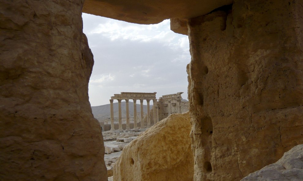 Fotografía de 2010, del Templo de Bel en Palmira (Siria). REUTERS/Sandra Auger