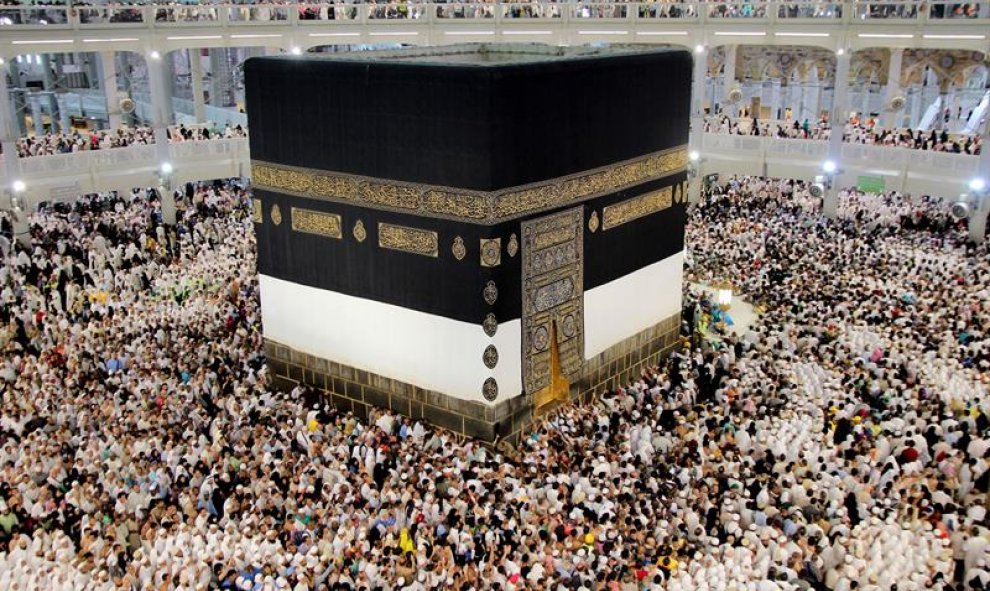 Imagen de la Kaaba de la Gran Mezquita. - EFE