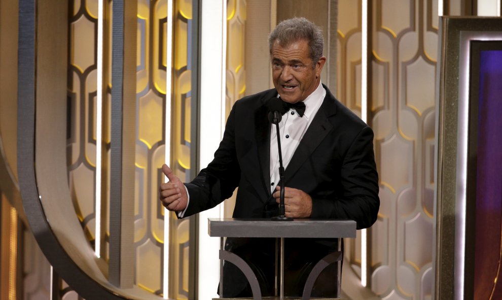 Mel Gibson participaba como presentador en la 73ª gala de los Globos de Oro en Beverly Hills, California. REUTERS / Paul Drinkwater