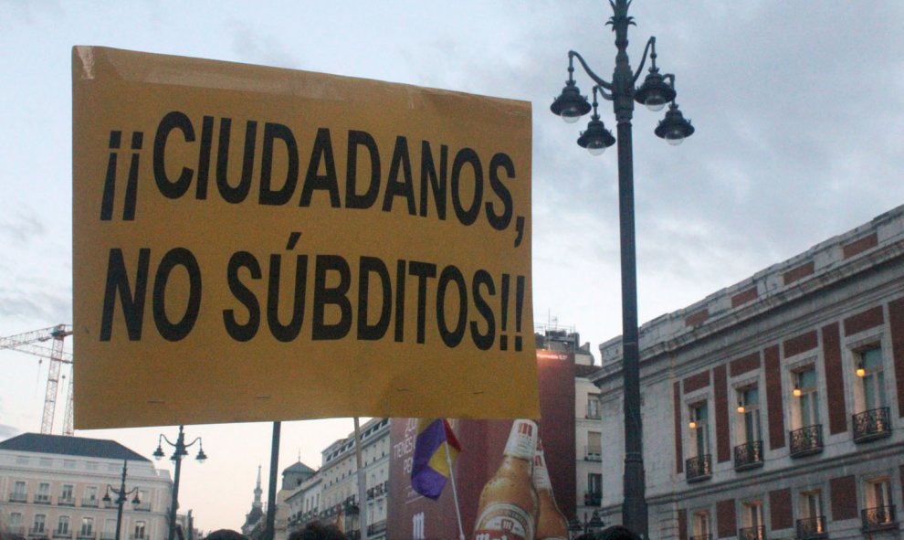 Marcha por la III República en Madrid