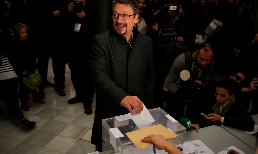 Vota el candidato al Parlament por Catalunya en Comú, Xavi Domenech. / Reuters