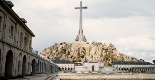 El Valle de los Caídos, en el interior de cuya basílica descansan los restos de más de 33.400 víctimas de la Guerra Civil. EFE