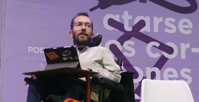 El secretario de Organización de Podemos, Pablo Echenique. / VÍCTOR LERENA (EFE)