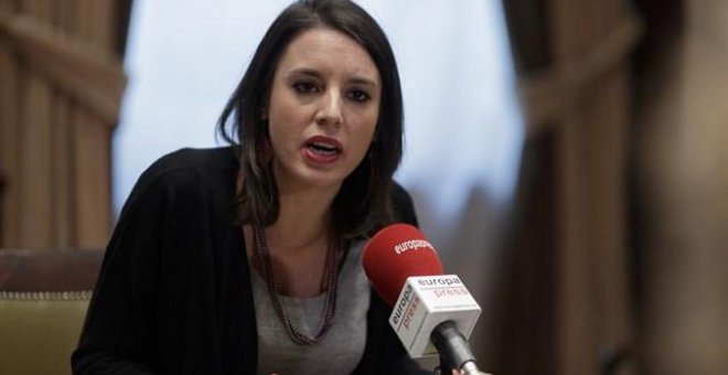 La portavoz parlamentaria de Unidos Podemos, Irene Montero /EUROPA PRESS