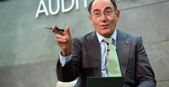 El presidente de Iberdrola, Ignacio Sánchez Galán, durante un reciente acto en Madrid. (FERNANDO VILLAR | EFE)