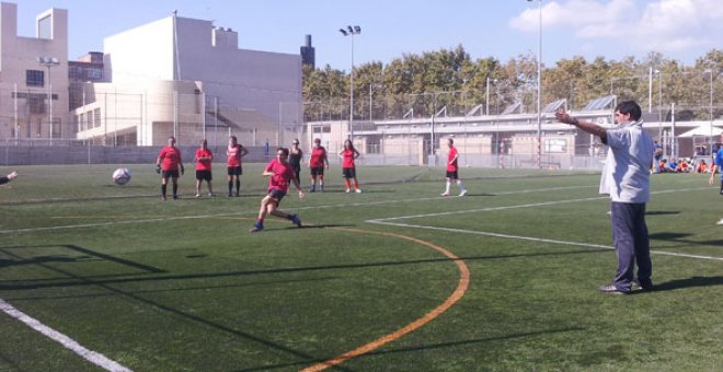 Uno de los partidos que se disputó en el torneo.