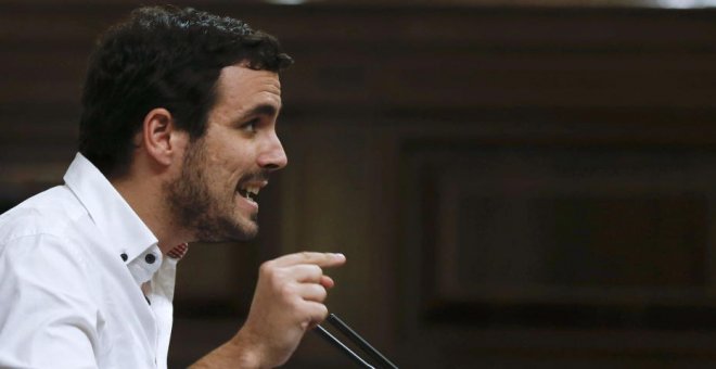 El diputado de IU, Alberto Garzón. -EFE