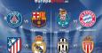 Cruces de cuartos de final de la Champions League.