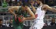 Diamantidis y Lull, durante el partido. EFE/Spyros Chorchoubas