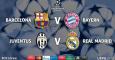 Cuadro de las semifinales de la Champions League.