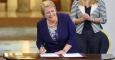 La presidenta de Chile, Michelle Bachelet. - EFE