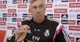 El técnico del Real Madrid, Carlo Ancelotti, durante la rueda de prensa que ofreció hoy. /EFE