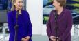 Hillary Clinton y Angela Merkel./ EUROPA PRESS