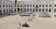 El Tercio de Armada despide a su comandante en la celebración de su pase a la reserva, en el Cuartel de San Carlos-Batallones de Marina (San Fernando). ARMADA