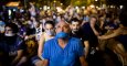 Manifestación en Madrid contra la entrada en vigor de la Ley de Seguridad Ciudadana, conocida como la 'ley mordaza'. AFP