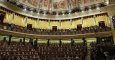 Vista general del hemiciclo durante la segunda votación de la investidura, en el Congreso de los Diputados./EFE