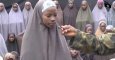 Una de las supuestas niñas nigerianas raptadas que aparece en el vídeo difundido por Boko Haram.