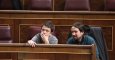 Pablo Iglesias e Íñigo Errejón en una foto de archivo en el Congreso / EUROPA PRESS