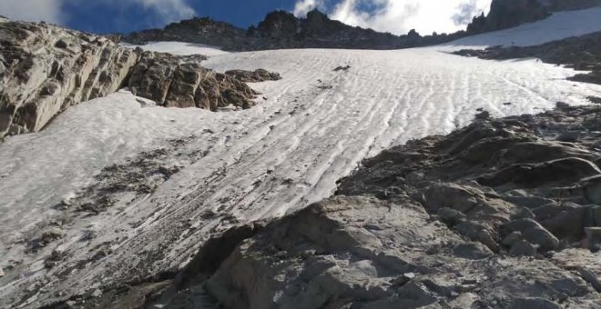 Imagen del glaciar de La Maladeta