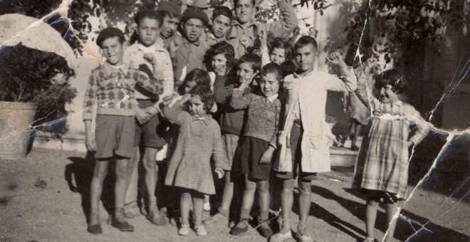 Niños durante la 'desbandá', una de las mayores tragedias humanitarias de la Guerra Civil.- ARCHIVO MUNICIPAL ANTEQUERA