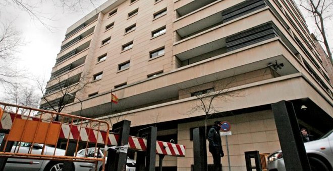 Edificio de la Audiencia Nacional, en Madrid. EFE