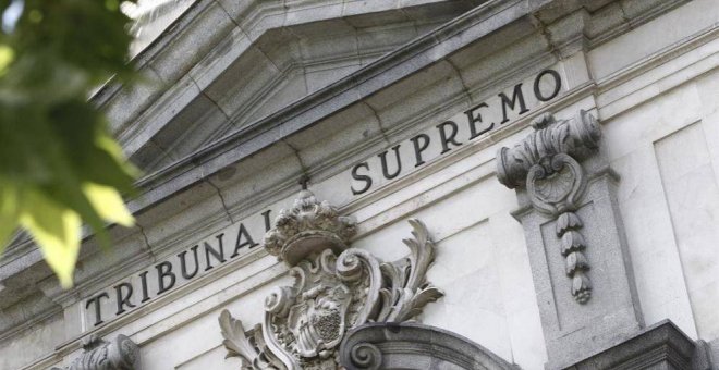 Fachada del Tribunal Supremo. EFE