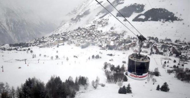 Imagen de archivo de la estación de Tovière, en los Alpes franceses, cerca de la frontera con Italia / EFE