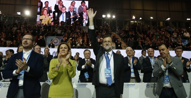 María Dolores de Cospedal, en el Congreso del Partido Popular. / EP