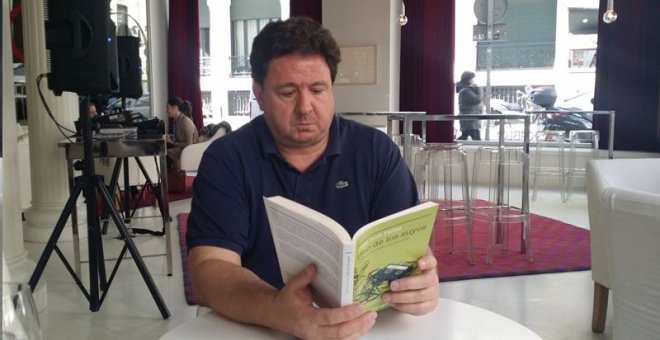 El denunciante de Gürtel, José Luis Peñas, en una imagen de archivo, durante la presentación de su libro: 'Uno de los suyos'.