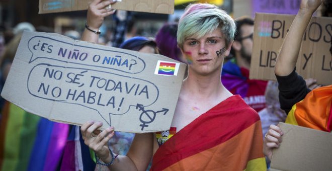 Imagen de una manifestación por los derechos LGTB  / EFE