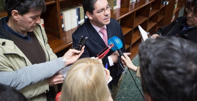 El presidente de la Sección Primera de la Audiencia Provincial de Sevilla, Pedro Izquierdo. E.P.