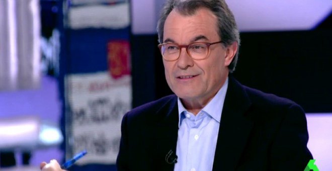 Artur Mas durante la entrevista en 'El Objetivo'