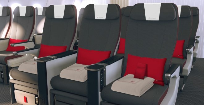 Nueva clase 'premium turista' de Iberia. E.P.