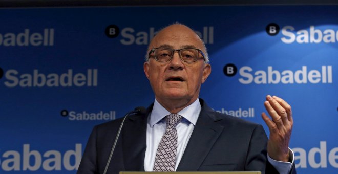 El presidente del Banco Sabadell, Josep Oliú. REUTERS