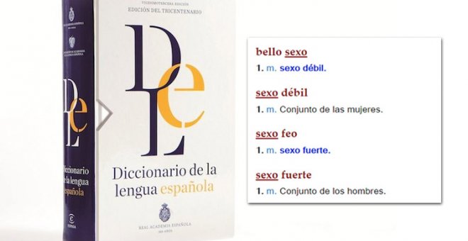 La Real Academia sigue definiendo a la mujeres como "bello sexo" y "sexo débil".