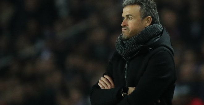 El todavía entrenador del Barcelona, Luis Enrique. - REUTERS