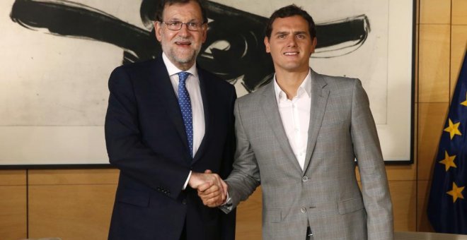 Mariano Rajoy y Albert Rivera.