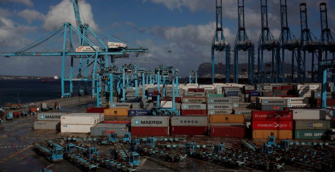 Vista general del puerto de Algeciras. REUTERS