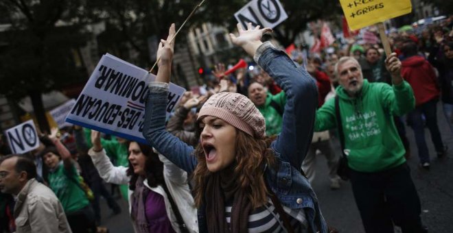 Manifestación de la Marea Verde. REUTERS