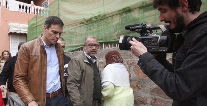 Pedro Sánchez, en Ceuta esta semana. EFE/Reduan