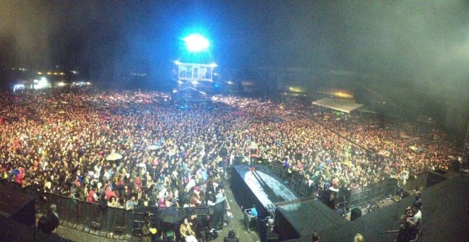 Imagen de la IV Gala contra el Cáncer en León. PANORAMA