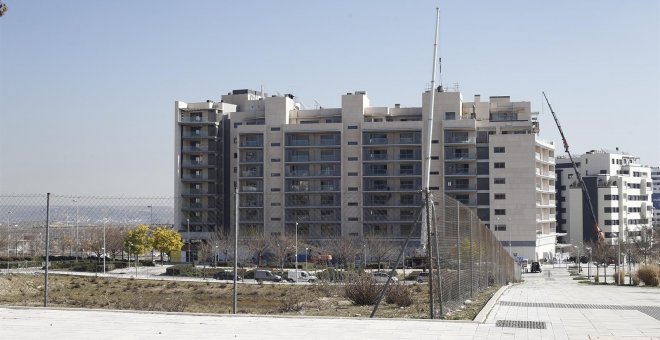 Vivienda en construcción en Madrid. E.P.