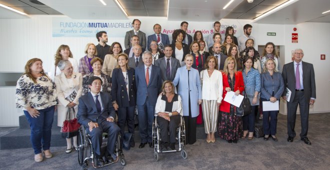 Imagen de los premiados en la V Convocatoria Anual de Ayudas a Proyectos de Acción Social y los IV Premios al Voluntariado Universitario