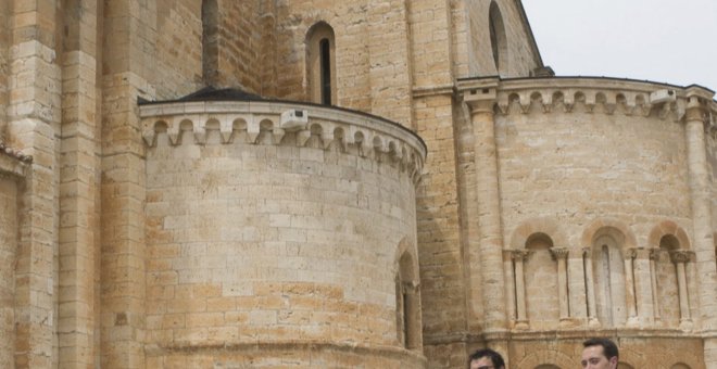 La candidata a la Secretaría General del PSOE, Susana Díaz, tras participar en un encuentro con militantes en la localidad zamorana de Toro. EFE/Mariam A. Montesinos