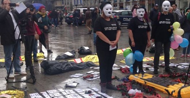 Las mujeres de la asociación Ve- la luz este viernes en la presentación de 'Avanza sin miedo'