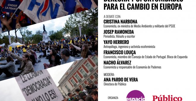 El auge de la extrema derecha y las oportunidades para el cambio se debatirá el próximo 31 de mayo a las 19:30 h en la sede de Ecoo